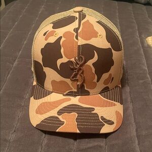 Browning Camouflage Mesh SnapBack Hat